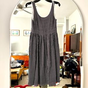 Minkpink black & white checkered Open back dress